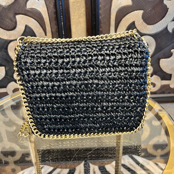 Marcus Brothers of miami black woven chain handbag - Picture 6 of 11